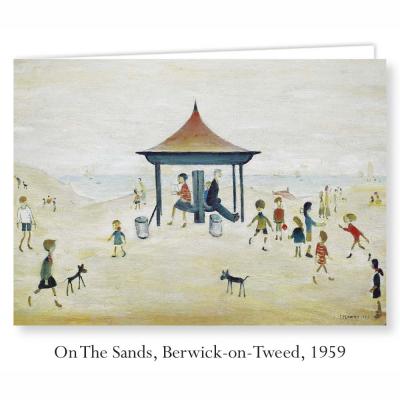 On The Sands, Berwick on Tweed By L S Lowry